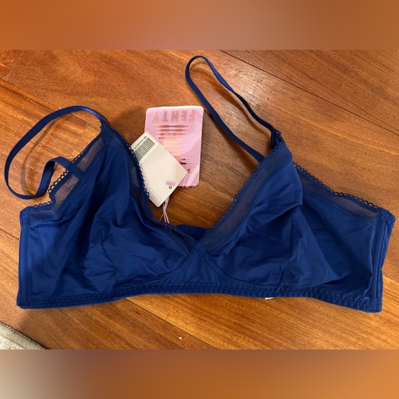 Savage X Fenty Blue Microfiber Bralette - Picture 2 of 3